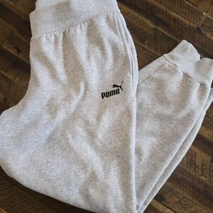 Puma Kids Light Gray Joggers